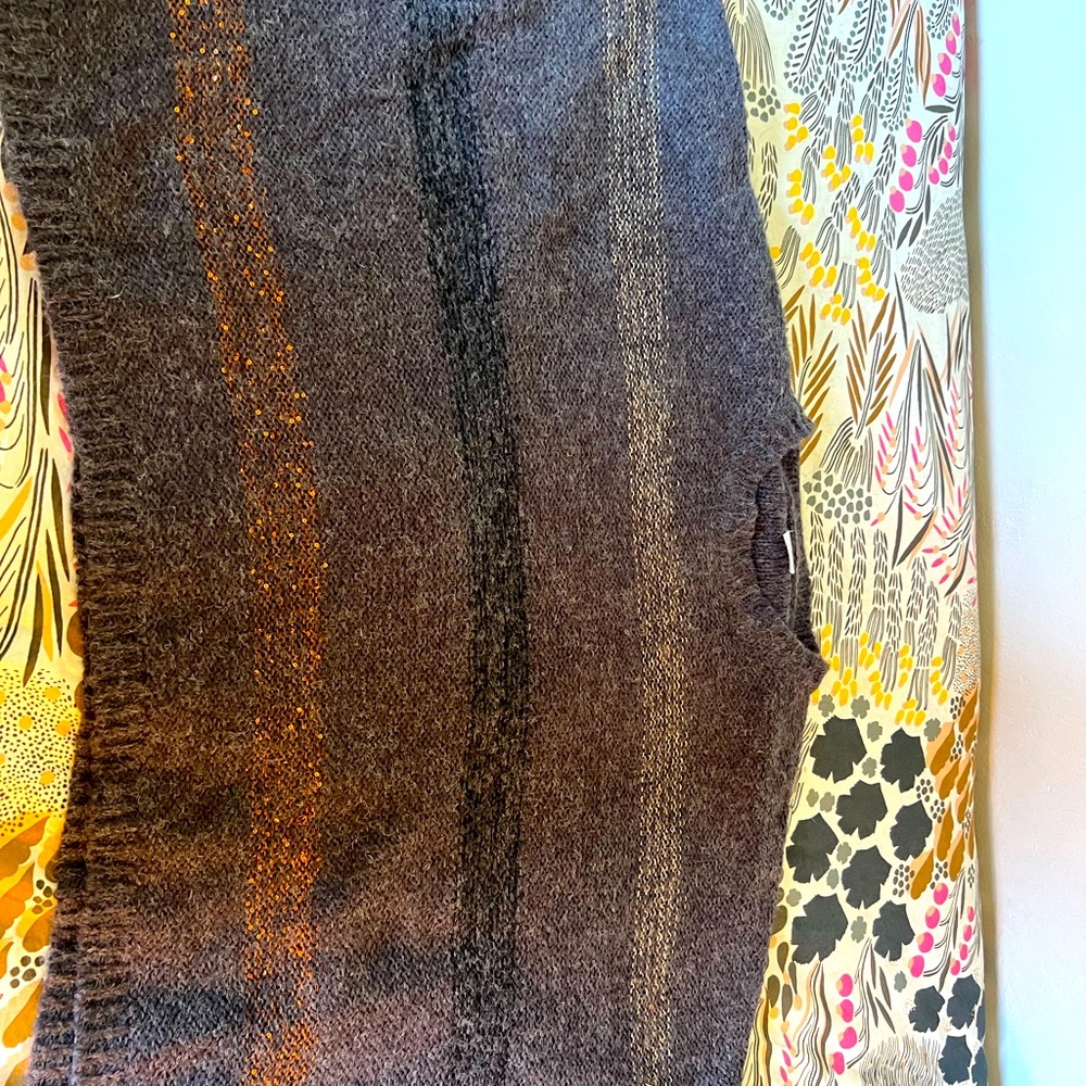 Shawl like sweater
